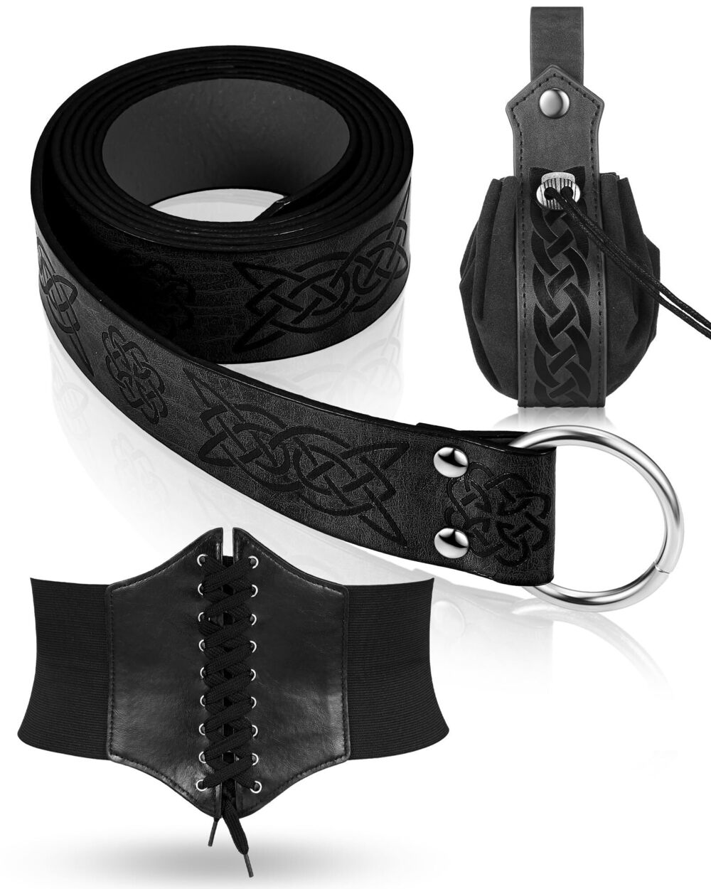 1418 Renaissance Corset Waist Belt Medieval Viking Belt Medieval Leather